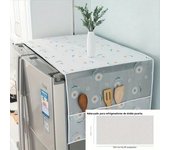 1Pc Keep Your Refrigerator Washing Machine Clean Dust-Free With This Dust Cover With Pockets
