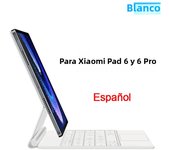 AJIUYU TrackPad Magic Keyboard Portuguese Arabic Spanish For XiaoMi Pad 6 11 Inch Mi Pad 6 Pro MiPad 6 2023 Smart Magnetic Case