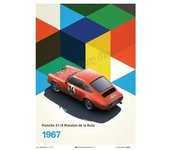 24 Hours Of Le Mans World Resistance Race Classic Car Retro Poster Wall Art Pictures Canvas Painting Modern Home Room Decor