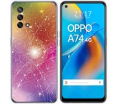 Tumundosmartphone Funda Gel Tpu para Oppo A74 4G diseño Abstracto Dibujos