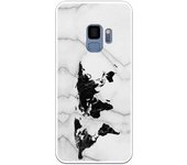 Funda compatible con Samsung Galaxy S9 - mármol mapa negro