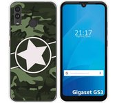 Funda Silicona para Gigaset GS3 diseño Camuflaje 01 Dibujos