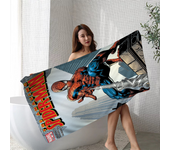 Vintage Superhero Marvel S-Spidermans Cartoon Beach Towel Cute Kawaii Room Decor Bath Girls Children Hand Towels