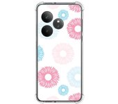 Tumundosmartphone Funda Silicona Antigolpes para Realme GT 6 / GT 6T 5G diseño Flores 06 Dibujos