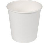 Algon - Set 50 Vasos de Cartón Blanco 80cc - Ecológicos y Resistentes