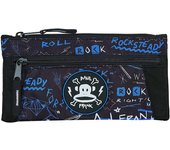 Estuche Paul Frank Negro con Estampados Divertidos para Niños