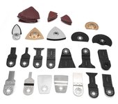 105 Hojas de Sierra ossilantes, Kit de accesorios para Hojas de Sierra multiherrienta, Kit de accesorios multiherrienta universal para Madera, plástico y metal para lijar, esmerilar, Cortar y pulir