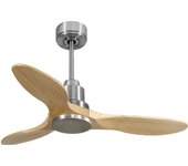 Ventilador de techo Reversible Termostato Wifi Motor DC Techos Inclinados Mando a Distancia Hypersilence Memoria
