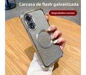 Shockproof Magnetic Ring Phone Case for OPPO A15 A16 A17 A18 A38 A36 A32 A53 A5 A9 2020 Glitter Cover