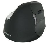 Evoluent VerticalMouse 4 Right Mac ratón ergonómico diestro óptico 7 botones Bluetooth Negro