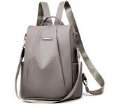 Bolso de hombro informal de gran capacidad para mujer, mochila escolar impermeable, mochila de viaje antirrobo