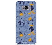 Funda original compatible con Samsung Galaxy S8 - Pato Lucas Fondo Azul