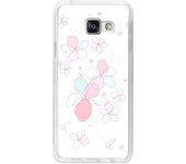 Tumundosmartphone Funda Gel Tpu para Samsung Galaxy A3 (2016) Diseño Flores-Minimal Dibujos