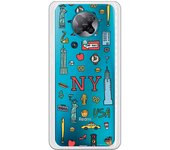 Funda compatible con Pocophone F2 - Be Unique Funda Gel New York