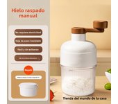 Shaved Ice Machine Mini Ice Crusher Hand Operated Shaved Ice Milkshake Maker Household Portable Small Hail Machine Kitchen Tool
