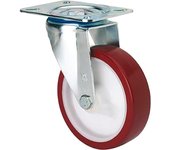 Rueda Industrial Alex 2/2357 S.ZV Ã¸ 125 Poliuretano con Freno