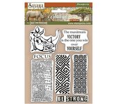 STAMPERIA                           SELLO CAUCHO STAMPERIA SAVANA GRAFITI 14x18 CM