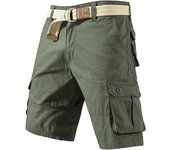 Cargo Knee Shorts Men Sports Casual Bermuda Shorts Plus Size Cotton Half Pants Golf Straight Running Gym Shorts Pants