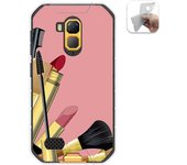 Tumundosmartphone Funda Gel Tpu para Ulefone Armor X7 / X7 Pro diseño Brochas Dibujos