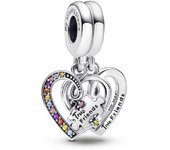 Charm colgante Pandora Divisible Puzzle Corazones de la Amistad