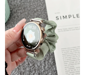 18mm 20mm 22mm Scrunchie Elastic Loop Strap for Huawei Watch GT4 41mm 46mm GT3/2 Women Band for Samsung Galaxy 4/5/6 40mm 44mm