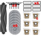 Fit For Dreame Bot L20 Ultra /L30 Ultra /X20 Pro Supplies Parts Robot Vacuum Cleaner Main Side Brush Filter Mop Dust Bag
