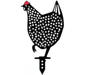 Decoración realista de gallinas, estatuas de jardín artísticas para gallinas, decoración acrílica de jardín