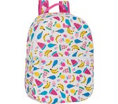 SAFTA - SAFTA "FRUITS" MOCHILA PLEGABLE SAFTA "FRUITS" - Mochila Diseño Único y Licencia Oficial Made  - Mochila Hombreras Acolchada y Espalda Ergonómica
