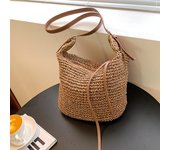 Fashion Summer Straw Crossbody Bag Women Beach Holiday Shopping Woven Shoulder Handbag Messenger Purses For Women Bags