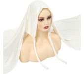 Malay  Hijab Scarf With Bandage Non-Slip Muslim Women Breathable Islam Long Shawl Headband Fashion Turban Headwrap