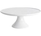 Soporte de porcelana para tartas, color blanco, para bodas, cumpleaños, fiestas, magdalenas, bandeja para tartas, postres, etc.