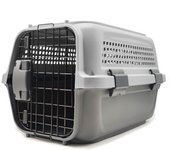 Transportín Plástico para Perros y Gatos Mascota Caja de Transporte 3 Tamaños para Elegir BPS-7272