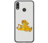 Tumundosmartphone Funda Gel Tpu para Huawei P20 Lite Diseño Leones Dibujos