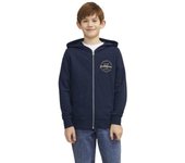 Jack&Jones  Chaqueta para Niño con capucha - Color azul - Estilo chándal