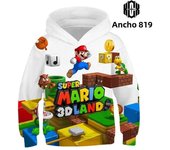 Super Mario Game 3D Printing Boys Hoodies Autumn Hooded Sweatshirt For Boys Kids Clothes Long Sleeve Pullover Tops Kids Coats