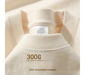 300g Cotton T Shirts Men Short Sleeved Heavyweight  Summer Round Neck Loose Breathable Shirt for Men Women Basic Tee