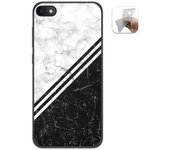 Tumundosmartphone Funda Gel Tpu para Alcatel 1V 2019 diseño Mármol 01 Dibujos