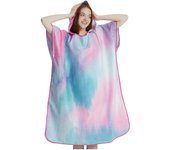 Surf Poncho Towel Poncho Quick-Dry Towel Hoodie Microfiber Beach Robe Changing Poncho Swim Towel Beach Poncho For Adults (A4)