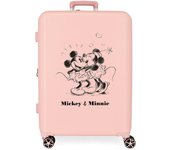 Disney Maleta Mediana ABS Rígida Good Things Rosa