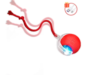 Cat Teaser Interactive Ball Toys Automatic Rolling Ball Faux Tail USB Rechargeable Smart Pet Toy Dog Cat Training Imitate Mouse