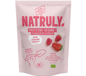 Natruly Proteína Vegana Frambuesa + Fresa 350g – Alta en Proteína, Natural y Deliciosa