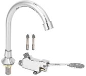 Grifo de pedal para lavabo de baño, juego de grifo para laboratorio médico
