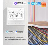 Smart Tuya WiFi Water/Electric Floor Heating Thermostat Water Gas Boiler Temperature Control Voice work with Alexa Google