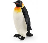 Schleich Figura Pingüino Emperador Realista - Colección WILD LIFE - Juguete Educativo para Niños