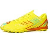 Sports football shoes, Stud, Shredded stud, Fashion yellow combat boots Size 36-45