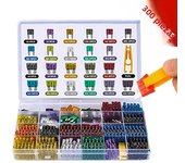 60/120/220/300PcsCar Fuse Blade Fuse Kit Fuses Automatic Truck Blade The Fuse Insurance Insert Insurance of Piece Lights Auto te