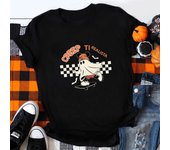 Disney Cartoon Happy Halloween Costume Jack Skellington Mickey Print Women's Magic Kingdom Fashion Disney Holiday T-Shirt