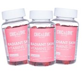 Chic & Love Gominolas Wellness Radiant Skin Pack 60 U - Piel Joven y Tersa  Sin Arrugas Ni Manchas
