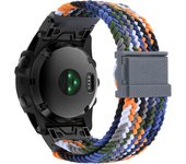 26mm 22mm Nylon Watch Band For Garmin Fenix 7 7X Fenix 6X Pro 6 5X 5 5XPlus/MK1 MK2i /935 945 Hook and Loop Quick Release Strap