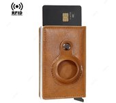 Men Wallet for Airtag Card Holder ID Bank Credit Cardholder Anti-theft Minimalist Metal Wallets Air Tag Male Aluminium Card Case